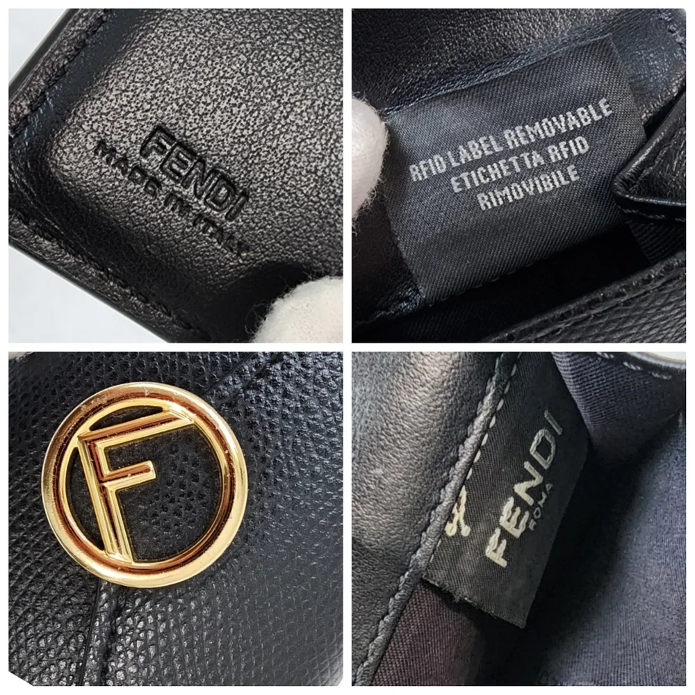 Auth Fendi FF Micro Trifold Wallet - Picture 3 of 12